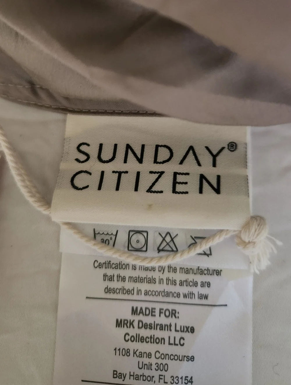 Sunday Citizen Premium Bamboo Bubble Comforter King NWT Boulder